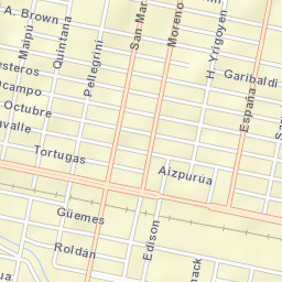 Cañada de Gómez Street Map