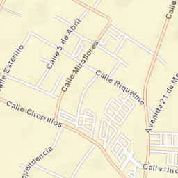 La Cruz Street Map