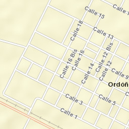 Ordóñez Street Map