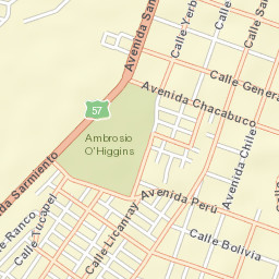 Los Andes Street Map