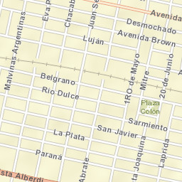 Carcarañá Street Map