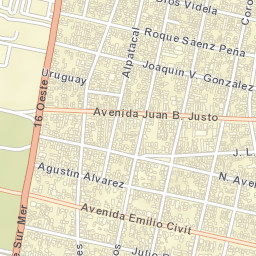 Departamento de Capital Street Map
