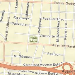 Mendoza Street Map