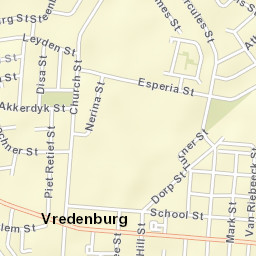 Vredenburg Street Map
