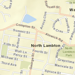 North Lambton Street Map
