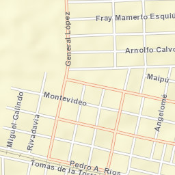 Funes Street Map