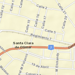 Santa Clara de Olimar Street Map