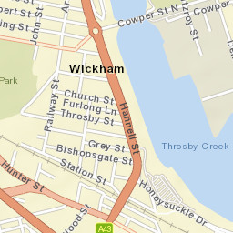 Wickham Street Map