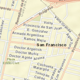 Godoy Cruz Street Map