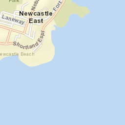 Newcastle East Street Map