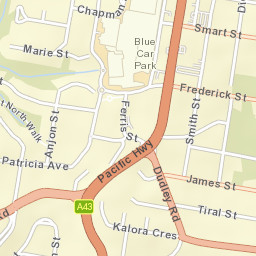 Charlestown Street Map