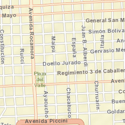 Gualeguaychú Street Map