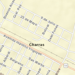 Charras Street Map