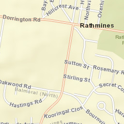 Rathmines Street Map