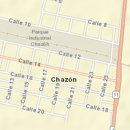 Chazón Street Map