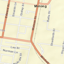 Molong Street Map
