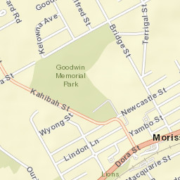 Morisset Street Map