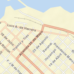 Fray Bentos Street Map