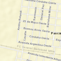 Pascanas Street Map