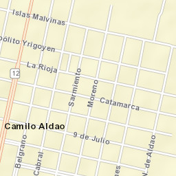 Camilo Aldao Street Map