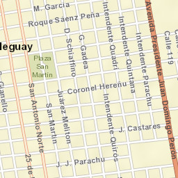 Gualeguay Street Map
