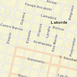 Laborde Street Map