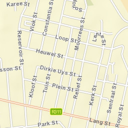 Moorreesburg Street Map