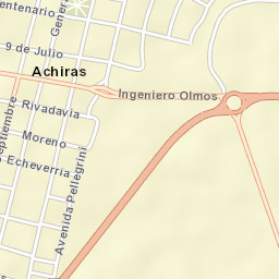 Achiras Street Map
