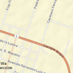 Villa Reducción Street Map