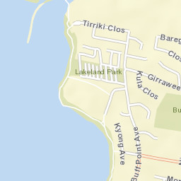 Buff Point Street Map