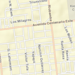 Juan Martín de Pueyrredón Street Map