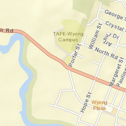 Wyong Street Map