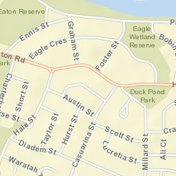 Eaton Street Map