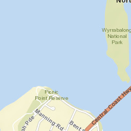 The Entrance Street Map