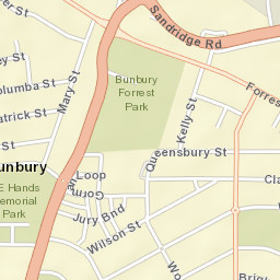 Carey Park Street Map