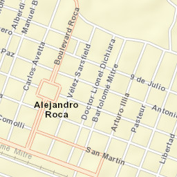 Alejandro Roca Street Map