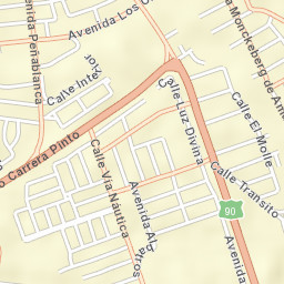 Algarrobo Street Map
