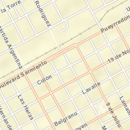 Sampacho Street Map
