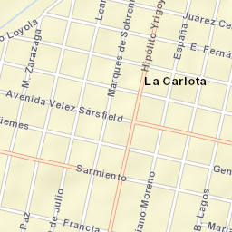 La Carlota Street Map