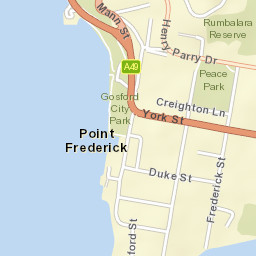 Point Frederick Street Map