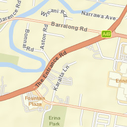 Erina Street Map