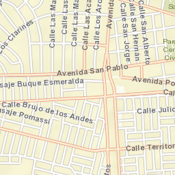 Lo Prado Street Map