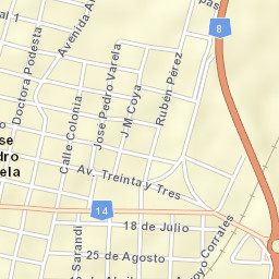 José Pedro Varela Street Map