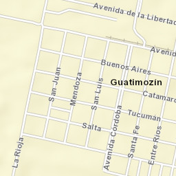 Guatimozín Street Map