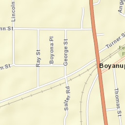 Boyanup Street Map