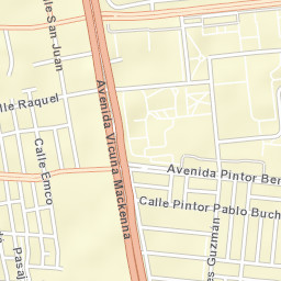 San Joaquín Street Map