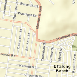 Ettalong Beach Street Map