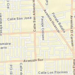 Maipú Street Map