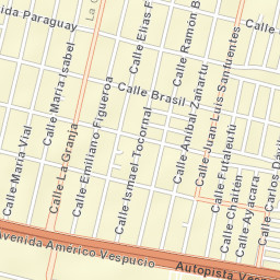 San Ramón Street Map