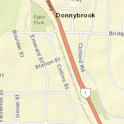 Donnybrook Street Map